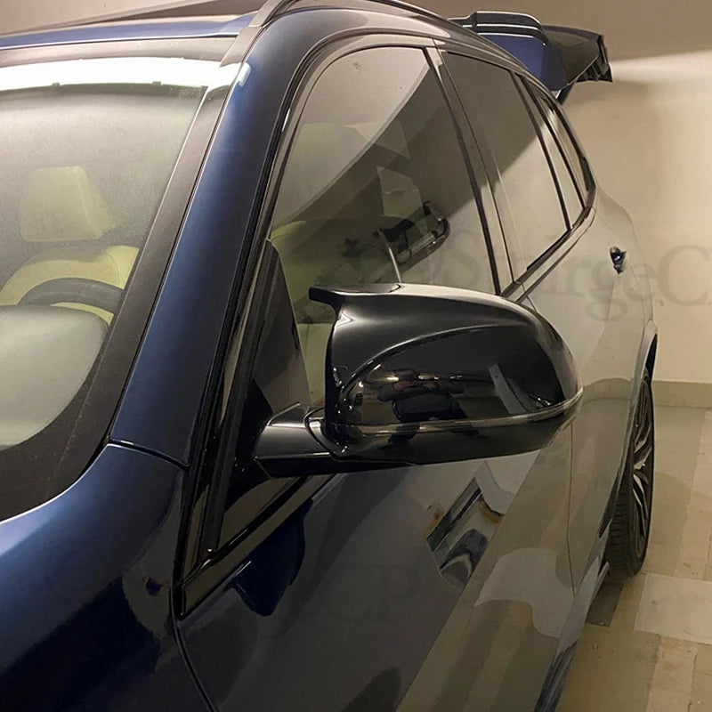 M Style Black Rearview Mirror Cover