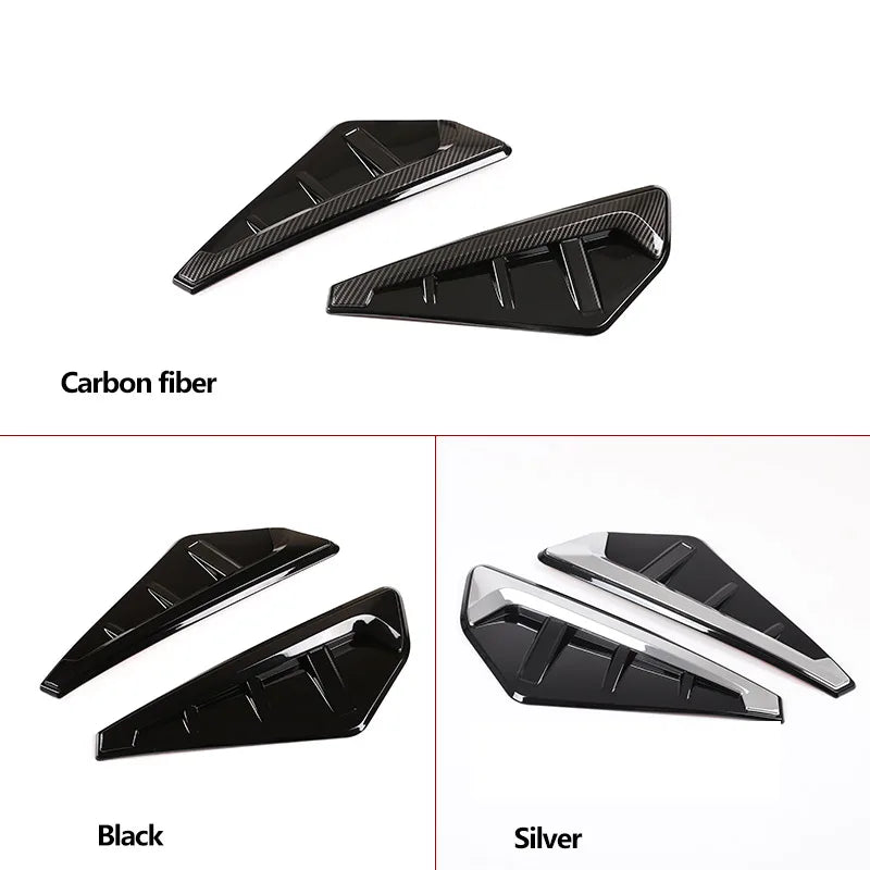 ABS Black Front Fender Air Outlet Trim