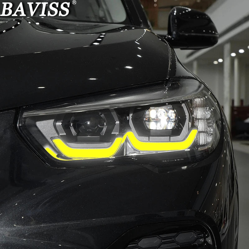 Yellow LED DRL Headlight Module