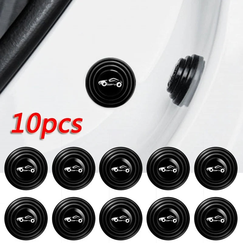 10pcs Car Door Shock Absorber Stickers Soundproof