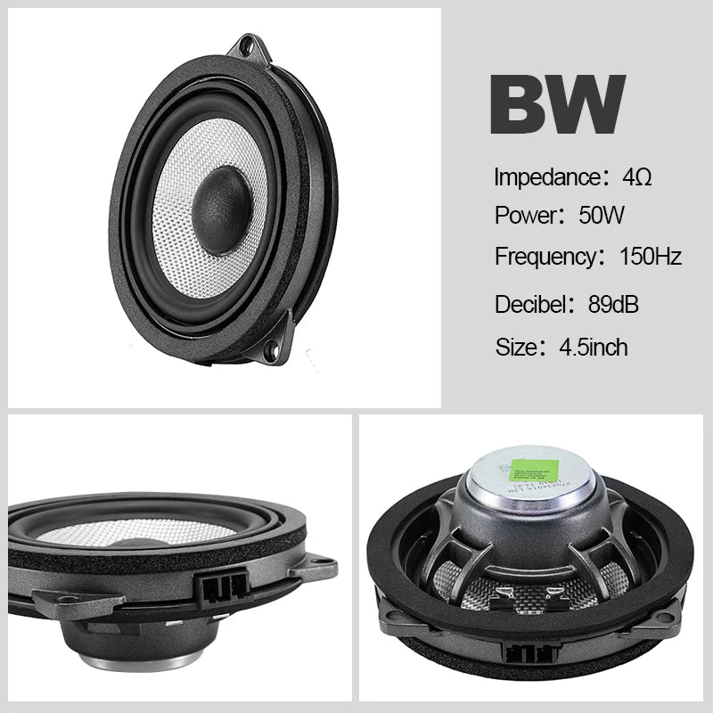 BMW X5 G05 / X7 Illuminated Speaker Set – Premium Aluminum Design
