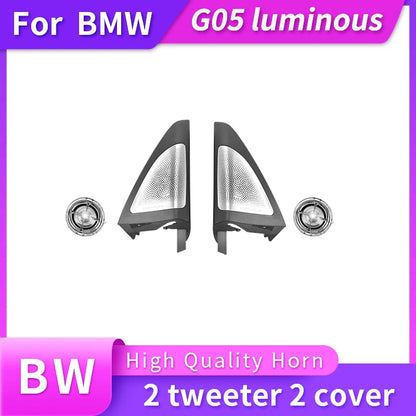 BMW X5 G05 / X7 Illuminated Speaker Set – Premium Aluminum Design