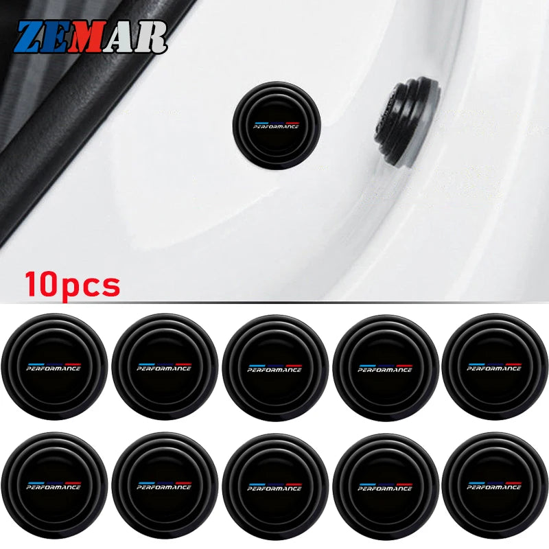 10pcs Car Door Shock Absorber Stickers Soundproof