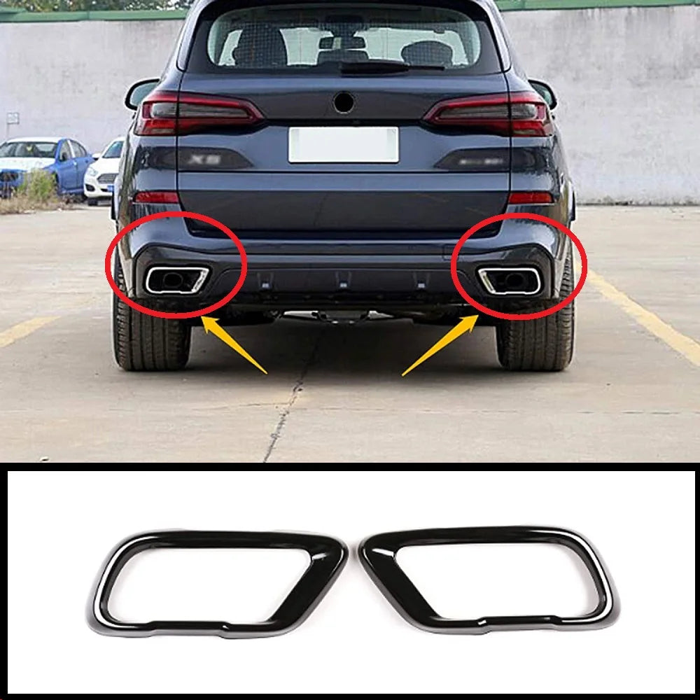 Tail Muffler Exhaust Pipe Output Cover Car Decoration