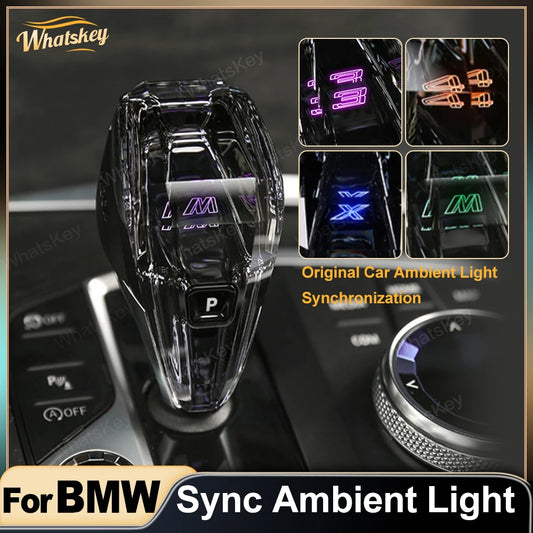 Crystal Gear Shift Knob Kit Sync with iDrive Ambient Light
