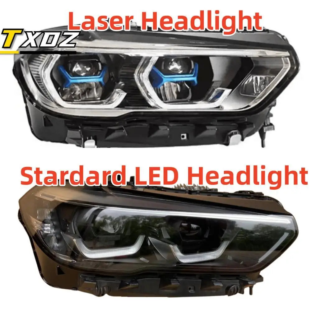 Yellow DRL LED Modules Full Laser Headlight