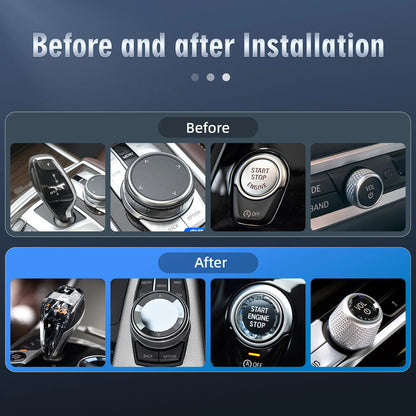 4 Piece Set Crystal Gear Shift Knob