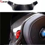 Load image into Gallery viewer, Carbon Fiber Steering Wheel Panel Cover Trim Frame
