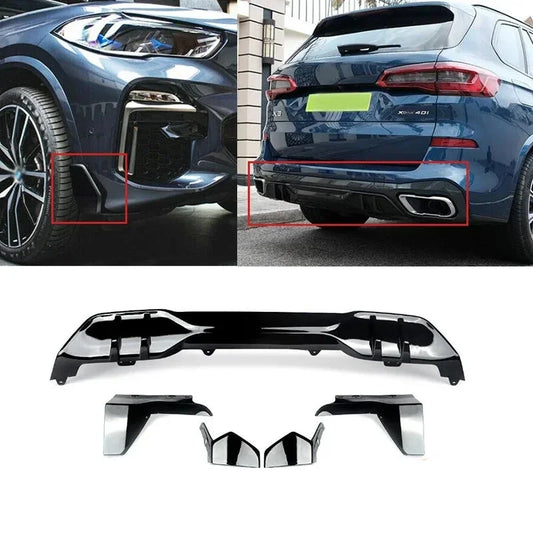 G05 X5 M Sport Bumper Diffuser Set