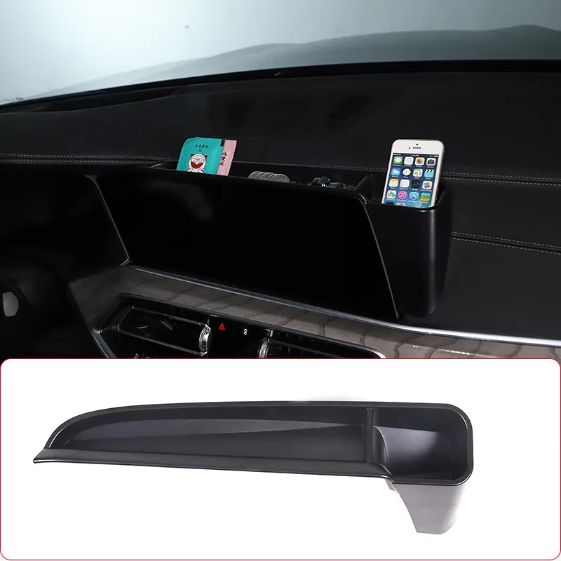 Central Control Screen Rear Storage Box & Phone Tray