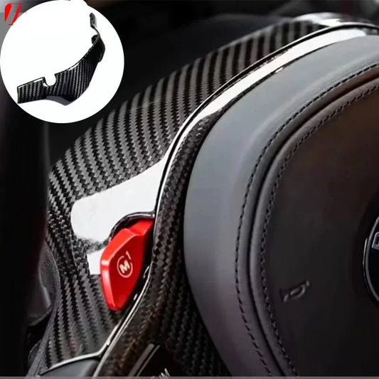 Carbon Fiber Steering Wheel Trim Cover