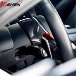 Load image into Gallery viewer, Carbon Fiber Steering Wheel Panel Cover Trim Frame
