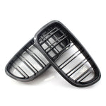 Load image into Gallery viewer, Gloss Black Kidney Grill Dual Slats Racing Grill
