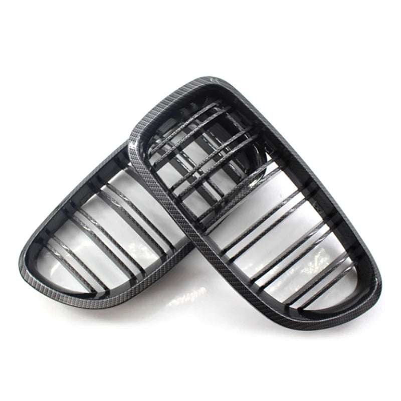 Gloss Black Kidney Grill Dual Slats Racing Grill