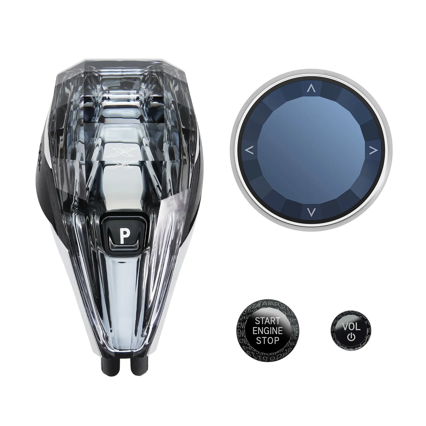 4 Piece Set Crystal Gear Shift Knob