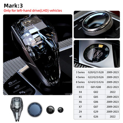 4 Piece Set Crystal Gear Shift Knob