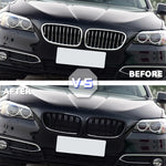 Load image into Gallery viewer, Gloss Black Kidney Grill Dual Slats Racing Grill
