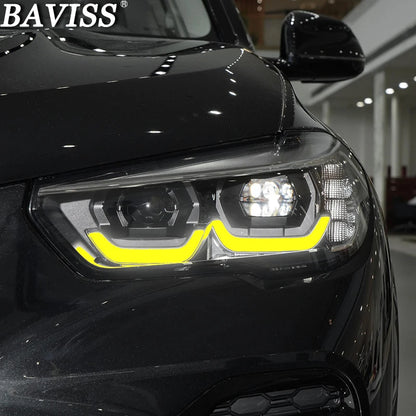 Yellow LED DRL Headlight Module